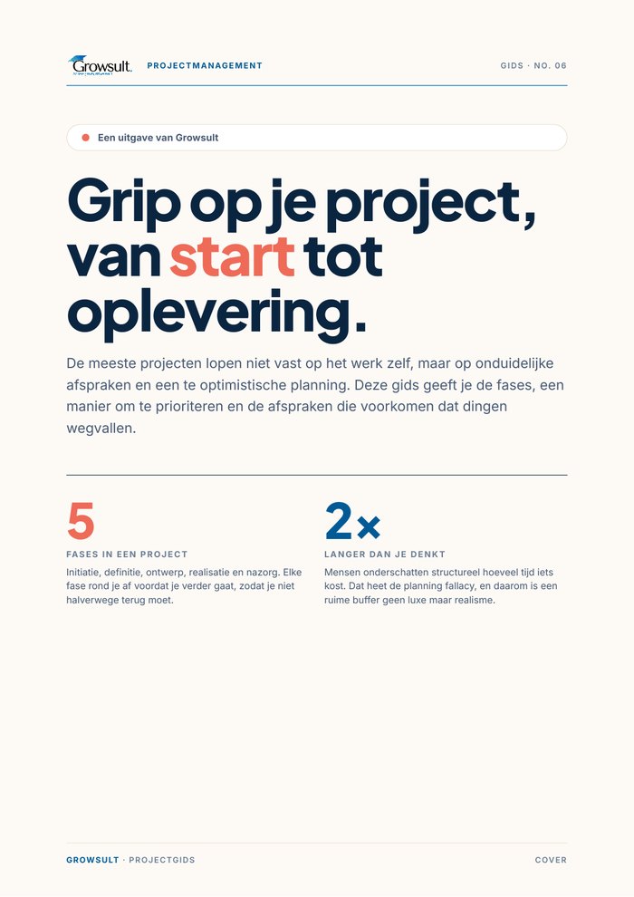 Cover van de projectgids