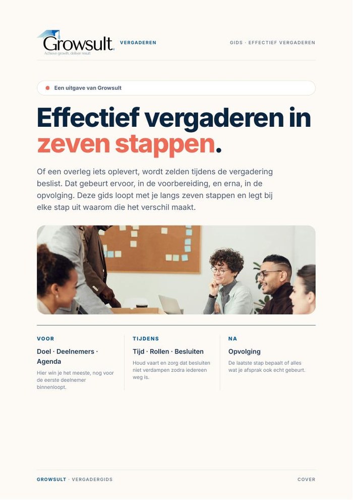 Cover van de vergadergids